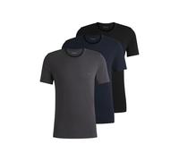 T-shirt BOSS RN Classic manica corta grigio blu nero (3 paia) - M