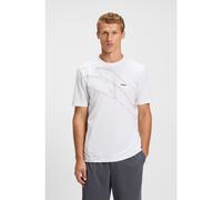 BOSS T-shirt sportiva in piqué elasticizzato traspirante - Style Tee 10_IN, 50556197 Bianco XL