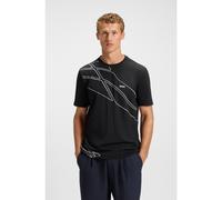 BOSS T-shirt sportiva in piqué elasticizzato traspirante - Style Tee 10_IN, 50556197 Blu scuro XXL