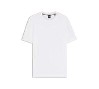 BOSS T Shirt Uomo Thompson 01 50468347 Bianca Cotone Regular Fit