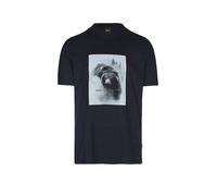 BOSS T-shirt in jersey di cotone con stampa grafica - Style Te_Being, 50571288 Blu scuro M