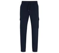 BOSS Pantaloni dal fit affusolato in popeline elasticizzato facile da stirare - Style T_Urbanex-CargoLight, 50508339 Blu scuro 52