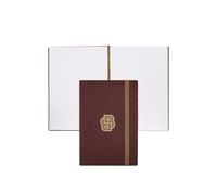 BOSS Taccuino A5 bordeaux con monogramma Double B - Style Notebook A5 Varsity Burgundy Lined, 58818607 Rosso scuro pz.