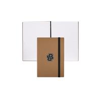 BOSS Taccuino A5 color cammello con monogramma Double B - Style Notebook A5 Varsity Camel Lined, 58818609 Marrone pz.