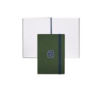 BOSS Taccuino A5 verde con monogramma Double B - Style Notebook A5 Varsity Forest Green Lined, 58818608 Verde scuro pz.