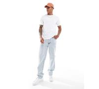 BOSS - Tales - T-shirt bianca con riquadro del logo-Bianco 2XL