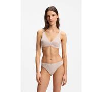 BOSS Tanga con rifiniture in pizzo - Style THONG_B LACE, 50566686 Beige chiaro XS