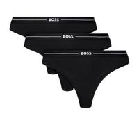 BOSS Tanga Donna In Cotone Elasticizzato in Confezione Da Tre 50510030 Nero