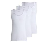 BOSS Canotte in cotone con loghi ricamati in confezione da tre - Style TankTop3P RibClassic, 50542132 Bianco M