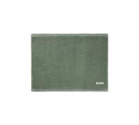 BOSS Tappetino da bagno in cotone con logo ricamato a contrasto - Style EDGE White Bath mat 050, BMAT-EDGE Verde ONESI