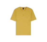 BOSS T-shirt in cotone elasticizzato con logo a contrasto - Style TChup, 50473278 Giallo L