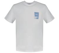 BOSS Orange - T-shirt bianca con logo sul petto-Bianco 2XL