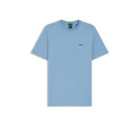 BOSS T-shirt in cotone elasticizzato con logo - Style Tee, 50506373 Celeste M