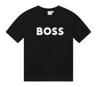 BOSS T-shirt per bambini in jersey di cotone con logo a contrasto - Style J25P24/09B04A, J25P24 Nero 114
