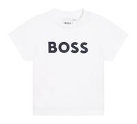 BOSS T-shirt bambini in cotone con logo stampato - Style J05P12/10P02A, J05P12 Bianco 74
