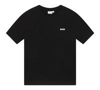 BOSS Maglietta J25P23 Bambini Maniche Corte Regular Fit in Cotone con Logo Nero