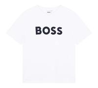 BOSS T-shirt per bambini in jersey di cotone con logo a contrasto - Style J25P24/09B04A, J25P24 Bianco 150