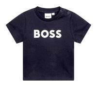 BOSS - Tee Shirt Blu 100% Cotone 12MESI