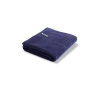 BOSS Telo da bagno in cotone con logo bianco ricamato - Style PLAIN Pecan Bath sheet 100150, BSHT-PLAIN Blu scuro ONESI