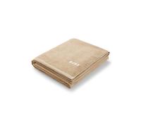 BOSS Telo da bagno in cotone con logo ricamato a contrasto - Style EDGE Blush Bath sheet 100, BSHT-EDGE Beige ONESI