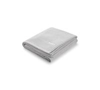 BOSS Telo da bagno in cotone con logo ricamato a contrasto - Style EDGE Blush Bath sheet 100, BSHT-EDGE Argento ONESI