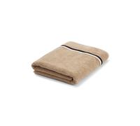 BOSS Telo da bagno in terry di cotone con nastro con righe esclusive - Style BLINEA Magnet Bath sheet 090/150, BSHT-BLINEA Beige ONESI
