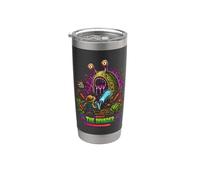 Boss The Invader - Design Retro Pixel Art Gaming Bicchiere termico in acciaio inox doppia parete