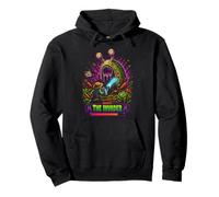 Boss The Invader - Design Retro Pixel Art Gaming Felpa con Cappuccio