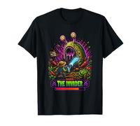 Boss The Invader - Design Retro Pixel Art Gaming Maglietta