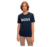 BOSS Maglietta 'Thinking 1' blu scuro / bianco, Taglia XXL