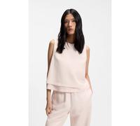 BOSS Top a strati con parte posteriore aperta - Style Bliny, 50558467 Rosa chiaro 40
