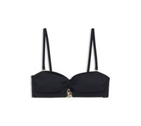 BOSS Top bikini a fascia con monogramma Double B - Style BANDEAU_DOUBLE B, 50566517 Blu scuro M