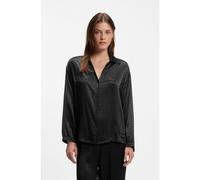 BOSS Top del pigiama in satin con monogrammi all-over - Style B Monogram_Shirt VN, 50570996 Nero S