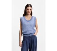 BOSS Top relaxed fit con lavorazione in maglia morbida - Style C_Frignac, 50554634 Blu XL