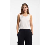 BOSS Top senza maniche in seta elasticizzata - Style Bettyna, 50557202 Bianco 46