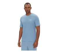 Boss, ,Tops ,Uomo ,Blu ,XL T-shirt da pigiama con logo ricamato