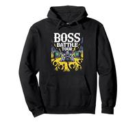 Boss Tour Monster Arena Showdown Pixel retrò Gamer Felpa con Cappuccio