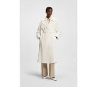 BOSS Trench con cintura in tessuto - Style Calissya, 50541507 Bianco 40