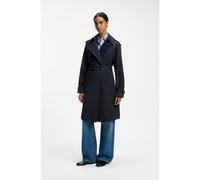 BOSS Trench con cintura - Style Caomy, 50561656 Blu scuro 50
