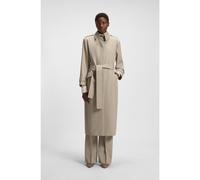 BOSS Trench in misto lana vergine con cintura - Style Ciolet, 50543198 Beige chiaro 40