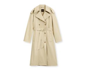 Boss - Trench Relaxed Fit C Carelli1 - - Coats - Donna - Beige - L