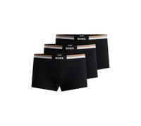 Boxer BOSS Motion nero bianco beige (3 unità) - M