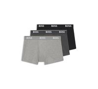 BOSS Trunk 3P Power Boxer Ai Pantaloncini, Open Grey 61, M Uomo