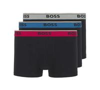 Boss - Trunk 3P Power Pack - - Underwear - Uomo - Nero - M