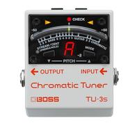 BOSS TU-3 Pedale Accordatore per Chitarra, la modalità High-Brightness migliora la visibilità del misuratore all'aperto
