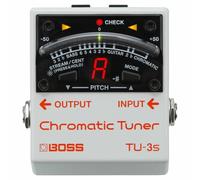 BOSS TU-3s Compact Chromatic Tuner Pedale Chitarra Basso Display LED Alta Lum...