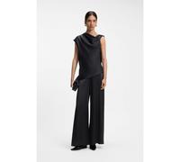 BOSS Tuta jumpsuit a gamba dritta con dettaglio di spilla e si riunirono - Style Danjini, 50569366 Blu scuro 38