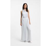 BOSS Tuta jumpsuit monospalla con parte anteriore effetto portafoglio - Style Descarla, 50558299 Celeste 40