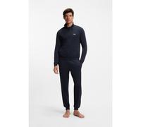 BOSS Tuta loungewear in cotone elasticizzato con loghi - Style 365 Long Set, 50554873 Blu scuro L