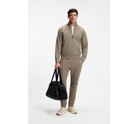 BOSS Tuta sportiva in misto cotone con profili a contrasto - Style SW_Tracksuit Set, 50555906 Marrone M